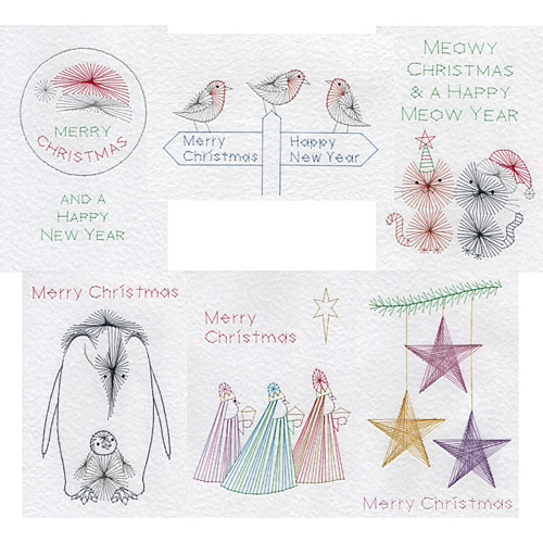 Christmas patterns at Stitching Cards