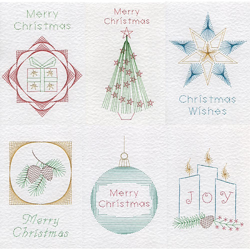 Christmas patterns at Stitching Cards